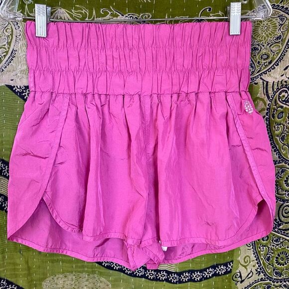 NWOT FP Movement by Free People Magenta The Way Home Running Shorts Size Large - Picture 2 of 16